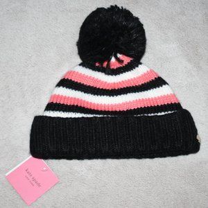 KATE SPADE NY HERITAGE STRIPE BEANIE Women's Hat